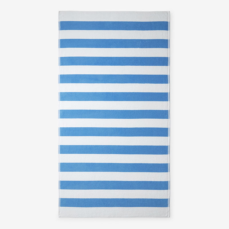 Classic Cabana Stripe Beach Towel - Blue