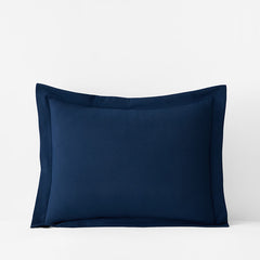 Premium Ultra-Cozy Cotton Velvet Flannel Sham - Navy, Standard