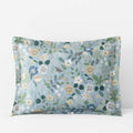 Strawberry Fields Classic Cool Cotton Percale Reversible Sham - Slate, King