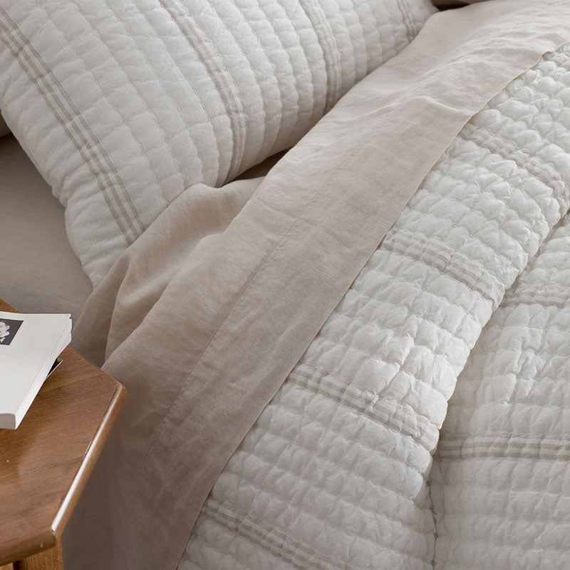 Stripe Quilted Sham - Awning Stripe, Standard
