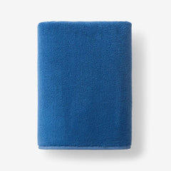 Reversible Solid Bath Towel - Blue