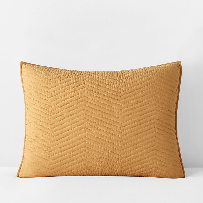 Voile Sham - Goldenstraw, King