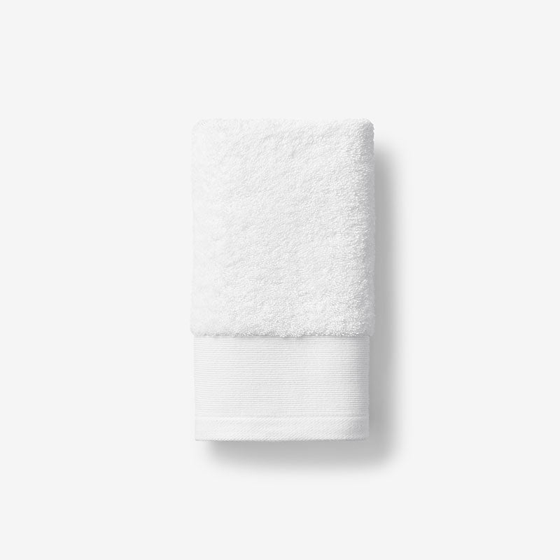 Organic Cotton Hand Towel - White