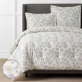 Whispering Garden Premium Smooth Wrinkle-Free Sateen Comforter - Gray Multi, Twin/Twin XL