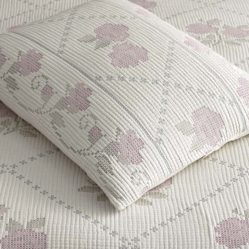Fleur Sham - Cream, Euro