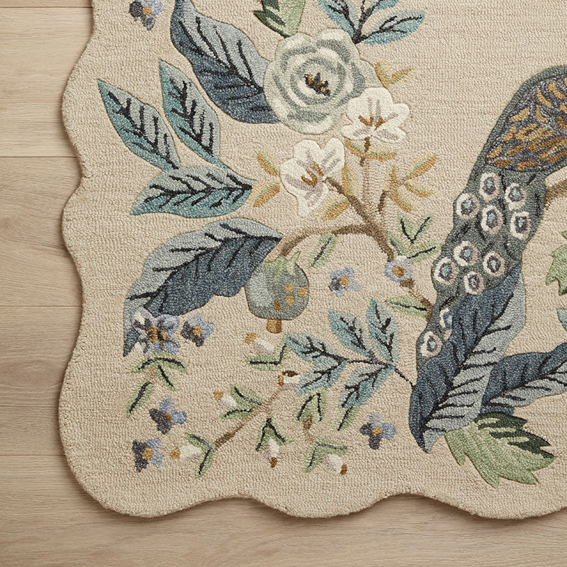 Silhouette Wool Rug - Blue, 8' x 10'