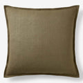 Linen Decorative Square Pillow Cover - Olive Green,  24 in. x 24 in.