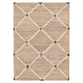 Kali Handwoven Jute Rug - Brown, 5' x 8'