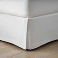 Matelassé 18 in. Bed Skirt - Diamond Weave White, Twin