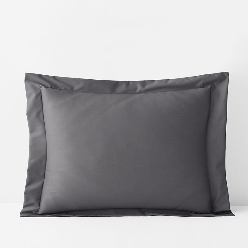 Classic Smooth Wrinkle-Free Sateen Sham - Stone Gray, Standard