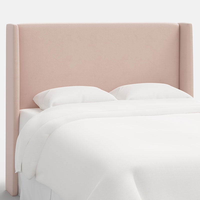 Gramercy Velvet Headboard - Blush, K