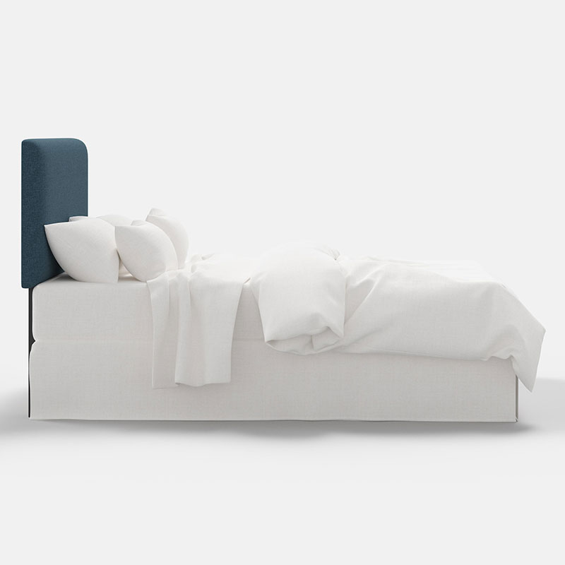 Tribeca Textured Linen Headboard - Navy, Twin