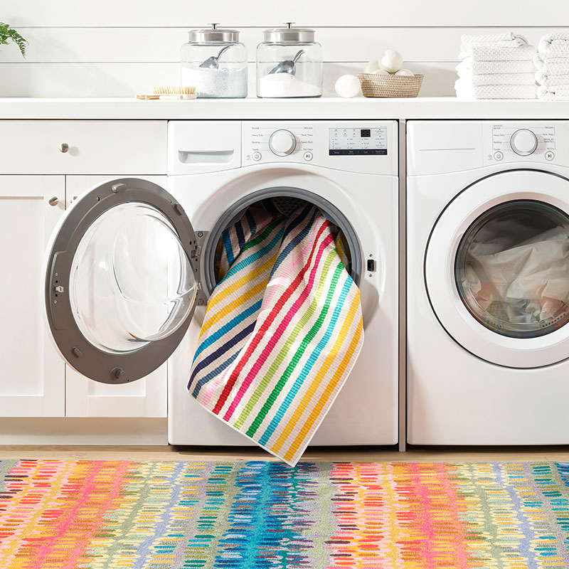Paint Chip Washable Rug - Multi, 2' x 3'