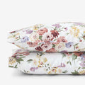 Nature's Bouquet Classic Smooth Sateen Pillowcase Set - Cream Multi, Standard