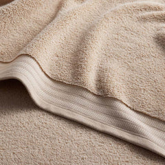 Plush Spa Solid 4-Piece Bath & Hand Towel Set - Antique Beige