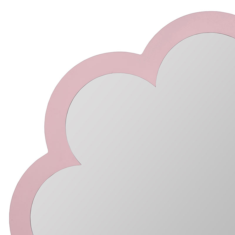 Caitlin Wilson Poppy Scalloped Mirror - Blush
