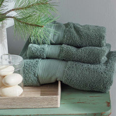 Regal Egyptian Cotton 6-Piece Bath Set - Jade Green