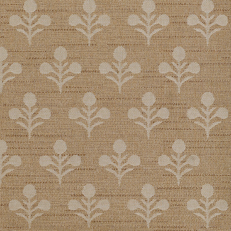 Floral Outdoor Rug - Beige, 4' 1" x 6'