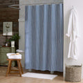 Mini-Prints Garment Washed Cotton Percale Shower Curtain - Milos