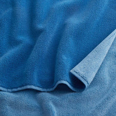 Reversible Solid Hand Towel - Blue