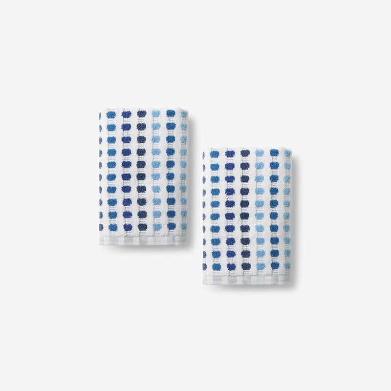 Spectrum Washcloths, Set of 2 - Blue