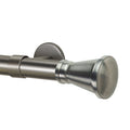 Taper Finial and 1" diameter Rod Set - Stainless Steel, 120"