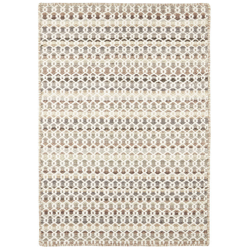 Poppy Handwoven Wool Rug - Natural, 8' x 10'