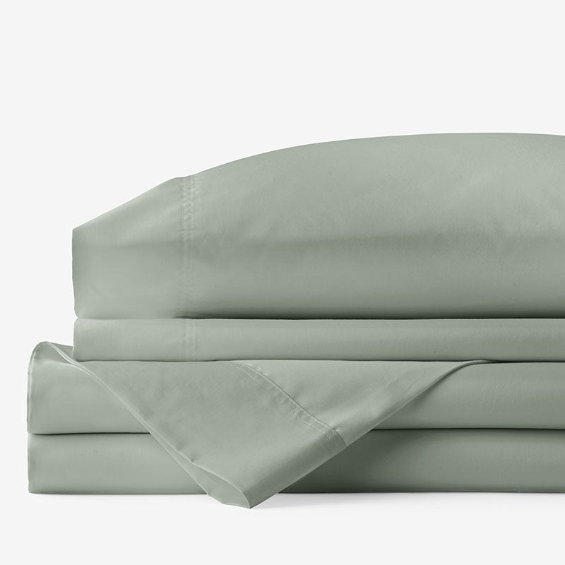 Classic Smooth Rayon Made From Bamboo Sateen Bed Sheet Set - Tarragon, Full