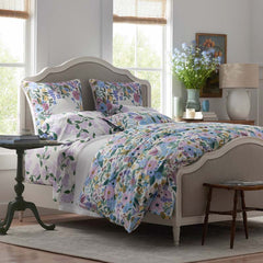 Garden Party Classic Cool Cotton Percale Comforter - Lilac, Full/Queen