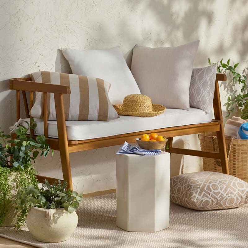 Bench Cushion - White