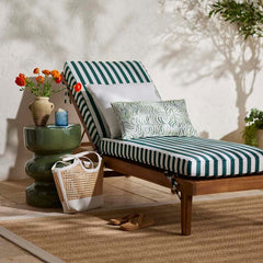 Sunbrella Herringbone Bordered Indoor/Outdoor Rug - Antique Beige, 2' 6" x 8' Runner