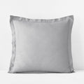 Premium Breathable Relaxed Linen Sham - Gray, Euro