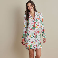 TENCEL™ Modal Jersey Knit Nightshirt - Dahlia, M