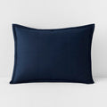 Quilted Sham - Navy Blue, Standard