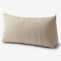 Voile Reading Wedge Pillow Cover - Mushroom, Large