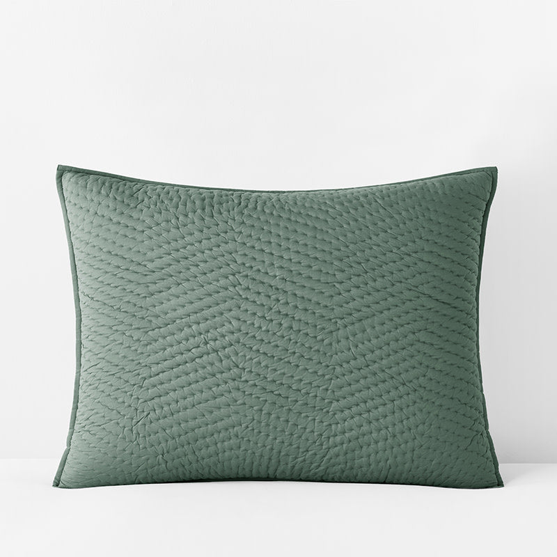 Voile Sham - Jade, King