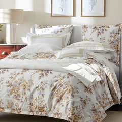 Primrose Bloom Premium Smooth Wrinkle-Free Sateen Sham - Beige Multi, King