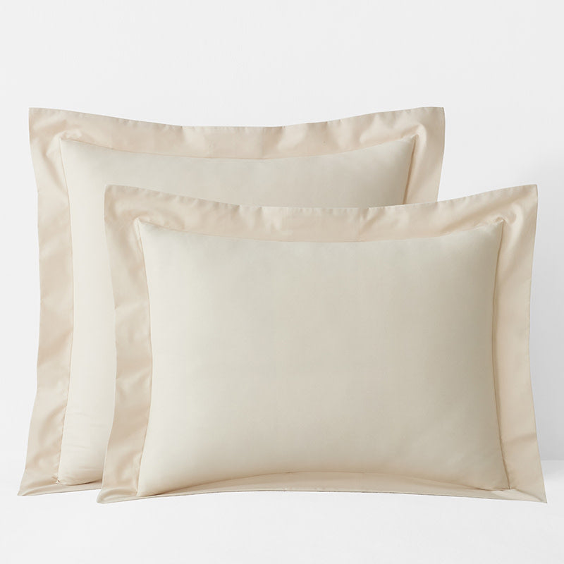 Brushed Cotton Sham - Sand, Standard