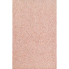 Herringbone Hand Tufted Wool Rug - Pink, 8' x 10'