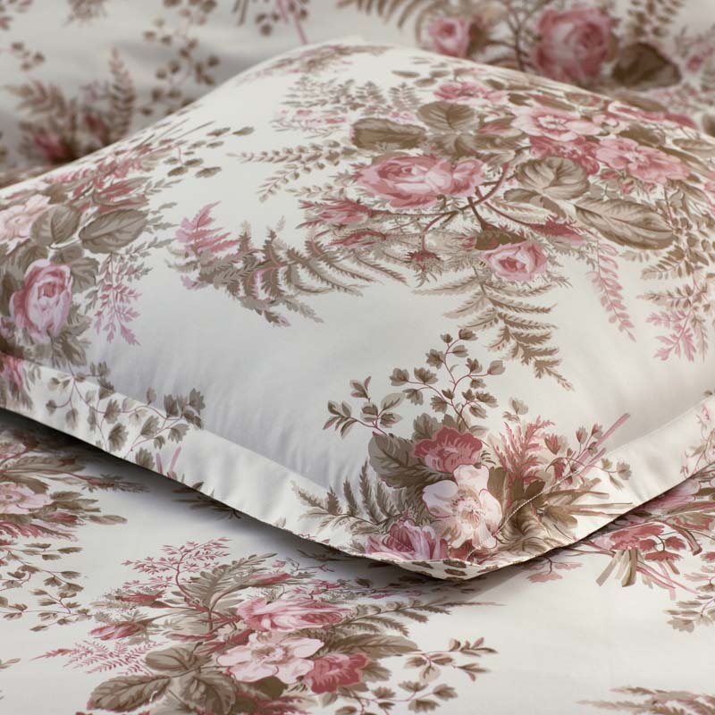 Antara Reversible Premium Smooth Sateen Sham - Blush, Euro