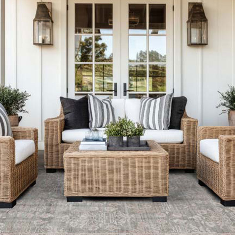 Hand Knotted Performance Rug - Olive, 7' 9" x 9' 9"
