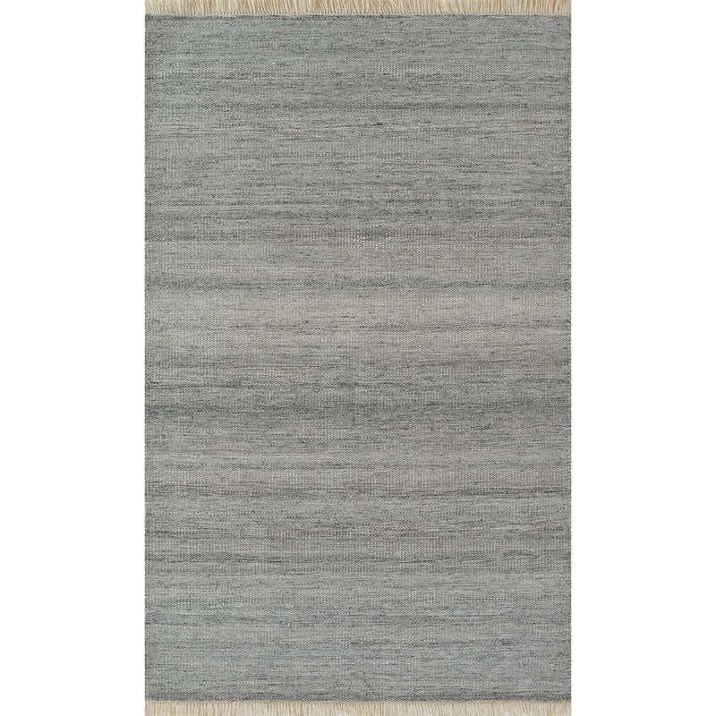 Handwoven Textured Performance Rug - Silver, 5' x 8'
