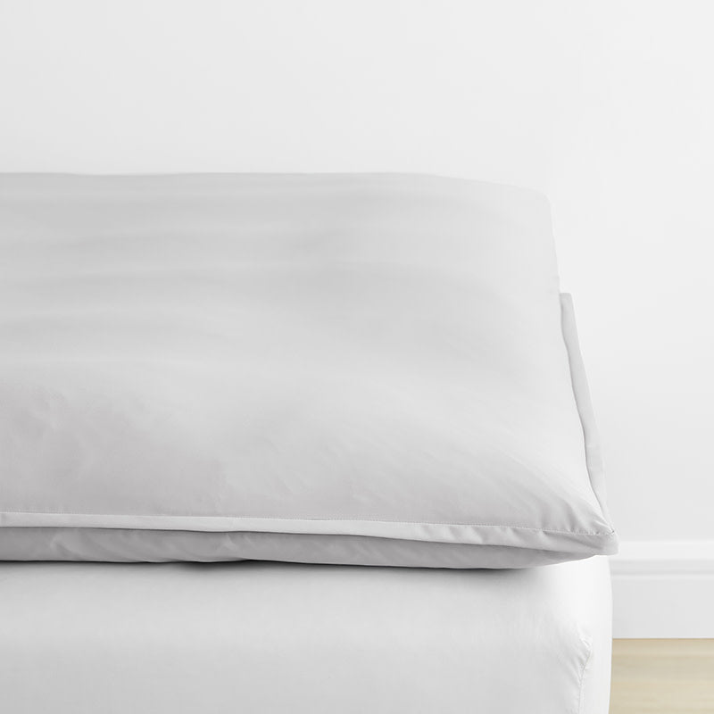 Classic Smooth Wrinkle-Free Sateen Mattress Topper Cover - Gray Mist, King