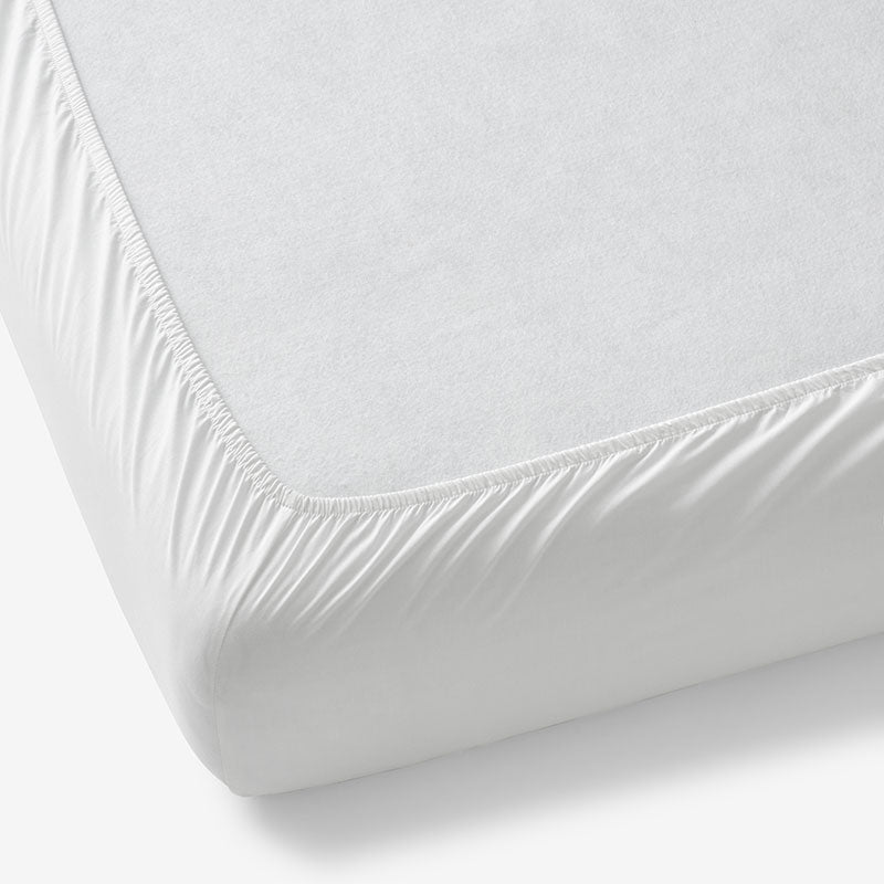 Classic Cool Organic Cotton Percale Solid Fitted Crib Sheet - White