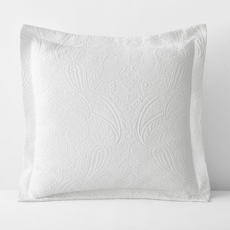 Hillcrest Cotton Matelassé Sham - White