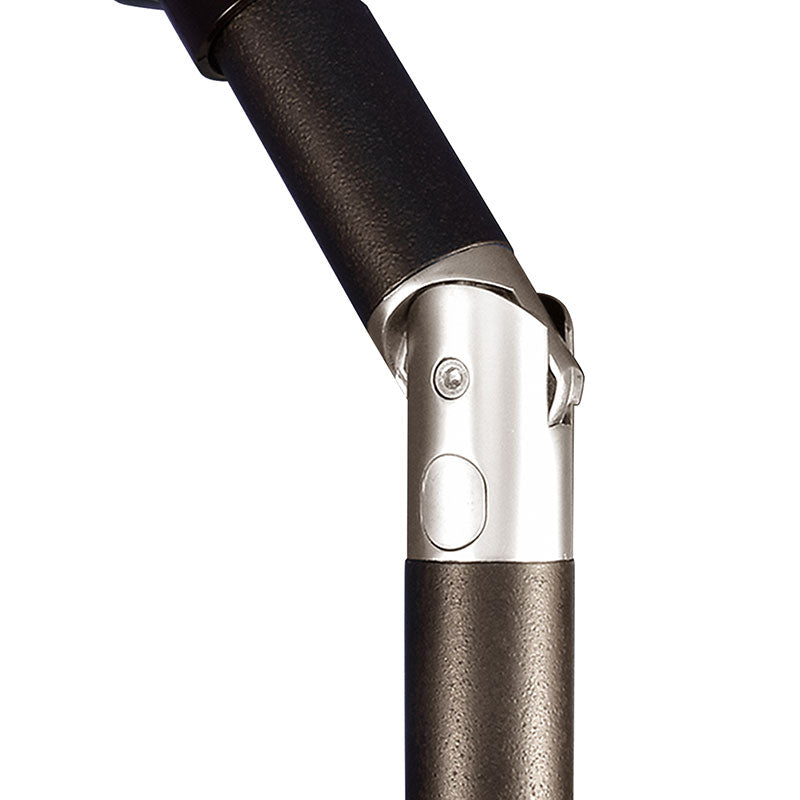 6' Round Outdoor Patio Umbrella, Aluminum with Push Button Tilt - Bronze Finish, Natural