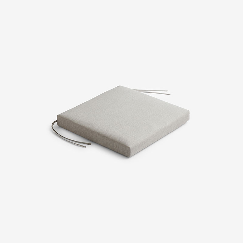 Replacement Knife Edge Chair Cushion - Silver, 16 in. x 15 in.