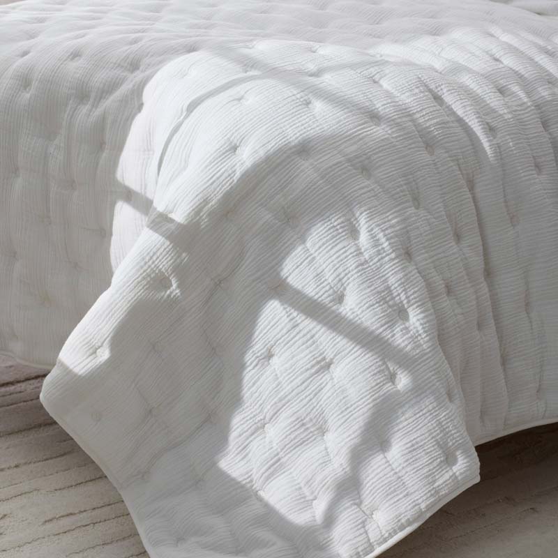 Gauze Deco Quilted Sham - Off White, Standard
