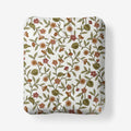 Garden Florals Premium Smooth Wrinkle-Free Sateen Fitted Bed Sheet - Cream Multi, King