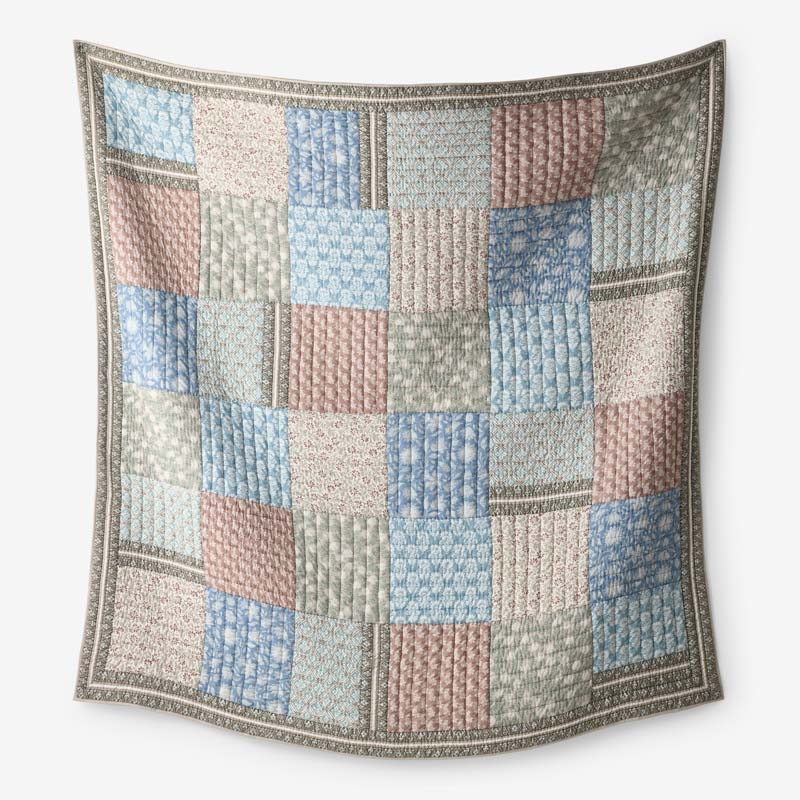 Anvitha Patchwork Quilt - Multi, King/Cal. King